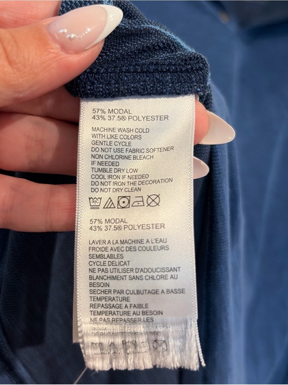 Tommy Bahama Blue Short-Sleeve Polo with Subtle Texture - Picture 5 of 7